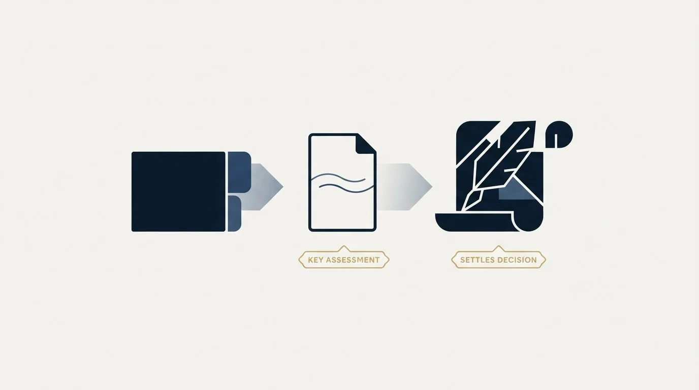 Section illustration: What to test, in the order that settles the decision