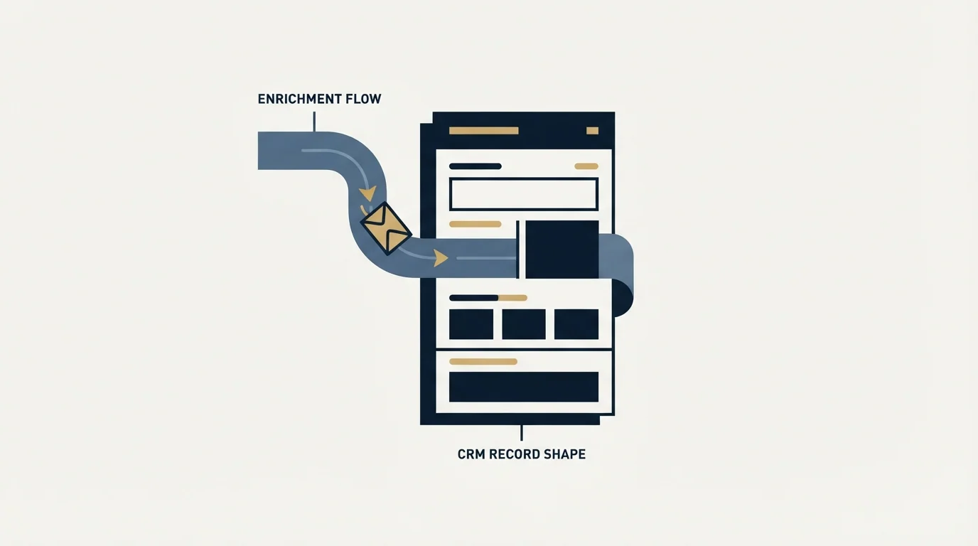 Section illustration: The integration path, in the shape your CRM actually takes