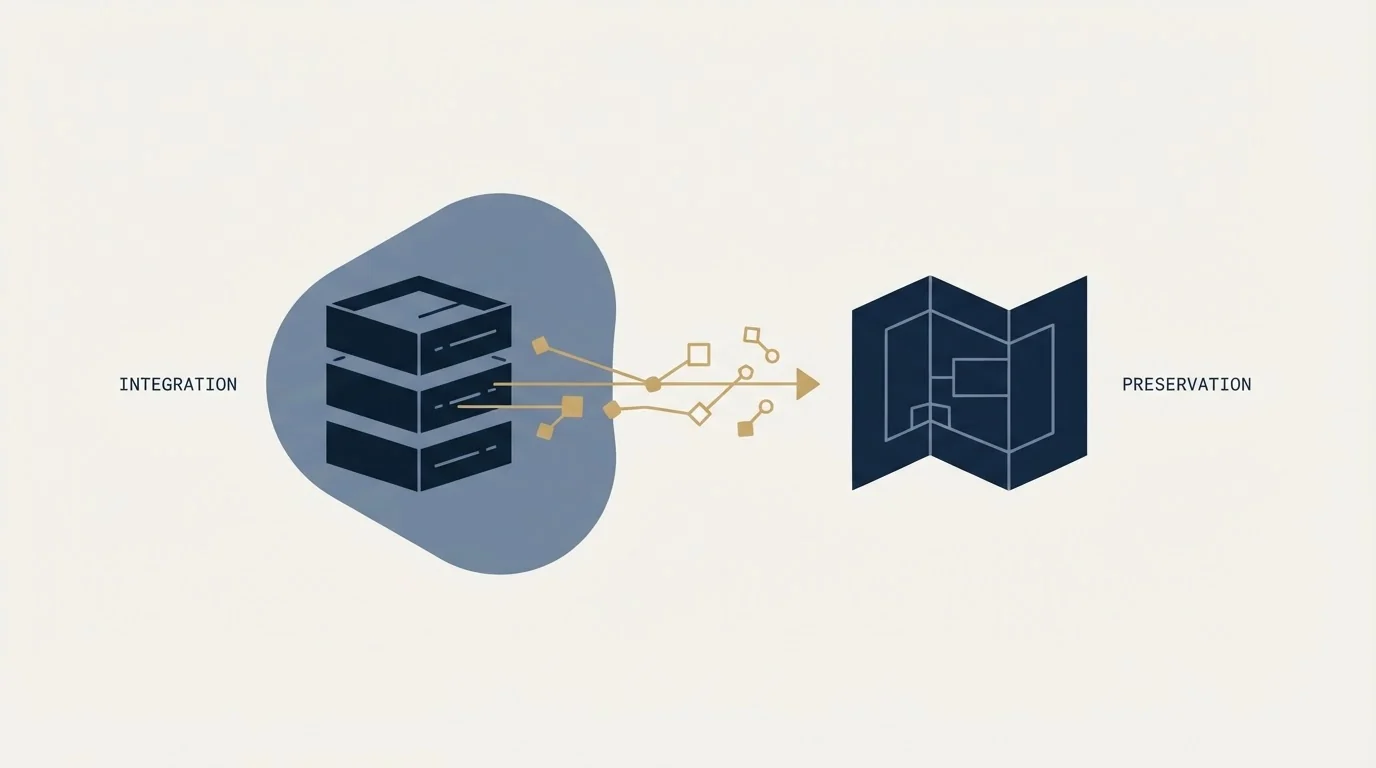 Section illustration: What it changes about the work, and what it does