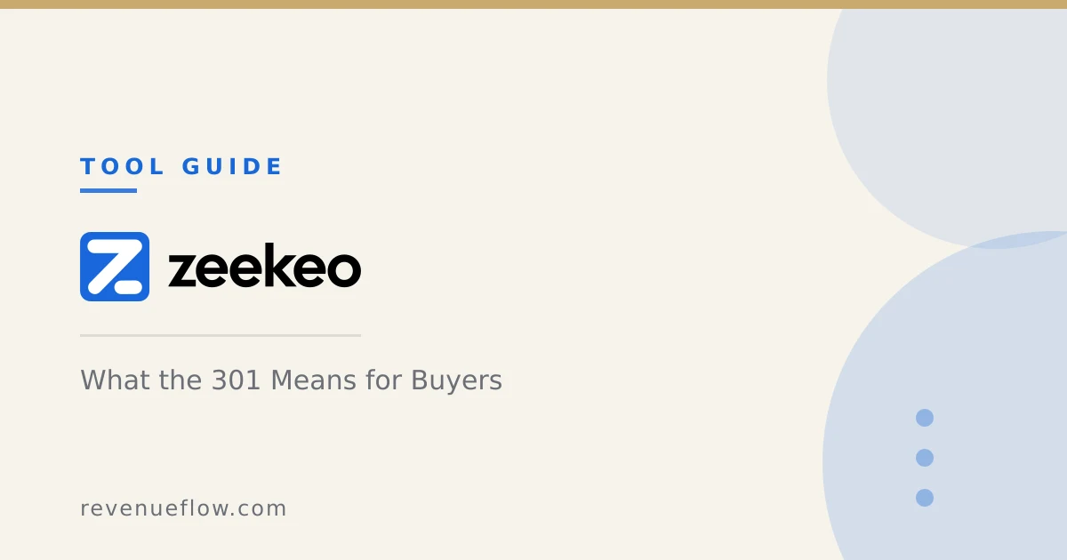Branded cover: Zopto Now Redirects to Zeekeo: What the 301 Means for Buyers
