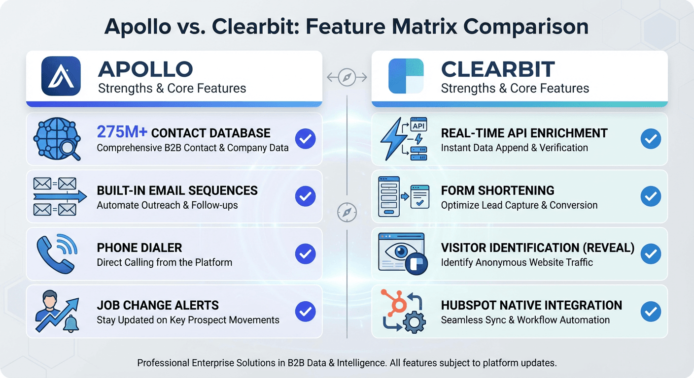 Feature comparison