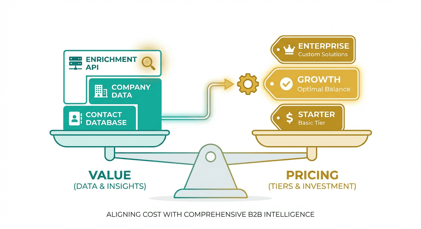 Apollo vs Clearbit B2B data platform comparison - pricing