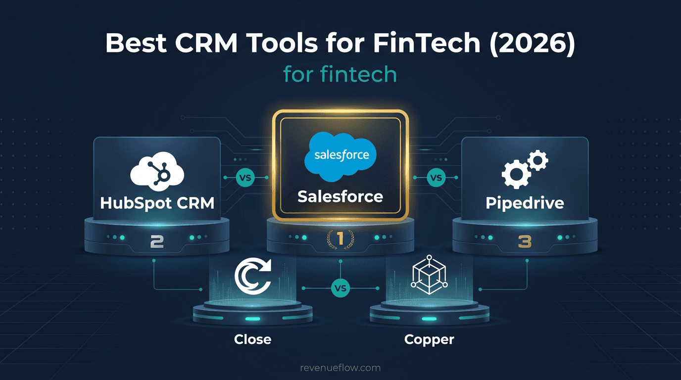 Hero image for Best CRM Tools for FinTech (2026)