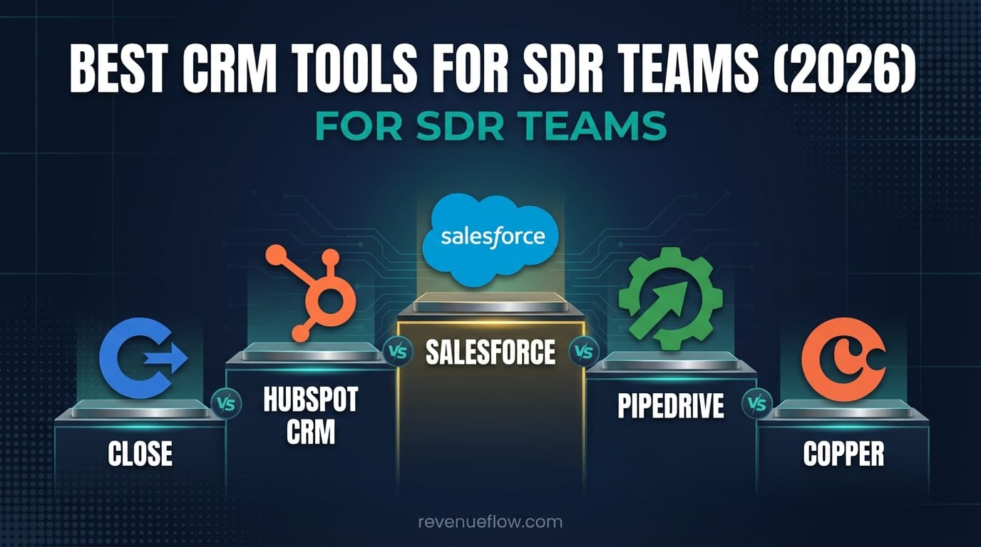 Hero image for Best CRM Tools for SDR Teams (2026)