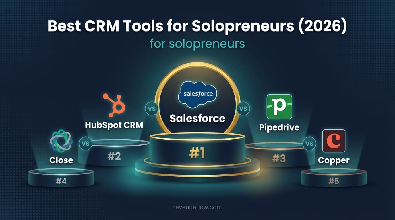 Hero image for Best CRM Tools for Solopreneurs (2026)