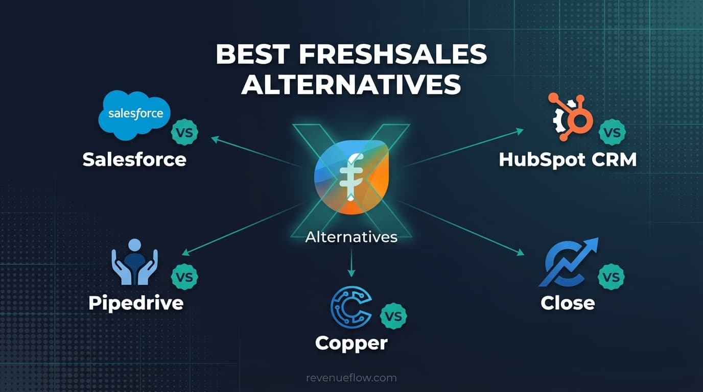 Hero image for Best Freshsales Alternatives in 2026