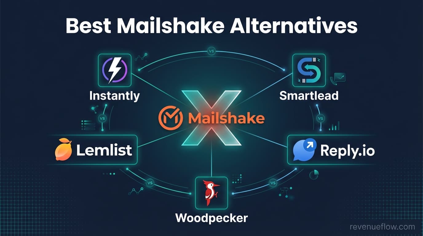 Hero image for Best Mailshake Alternatives in 2026