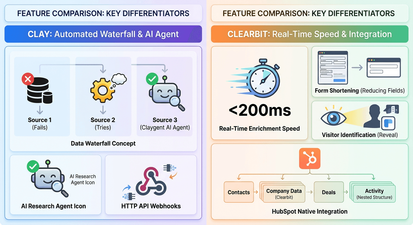 Feature comparison