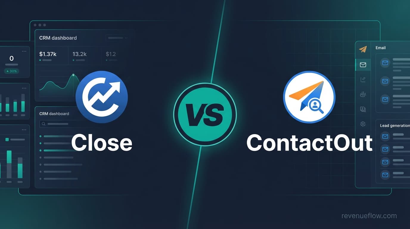 Hero image for Close vs ContactOut: Cross-Category Comparison