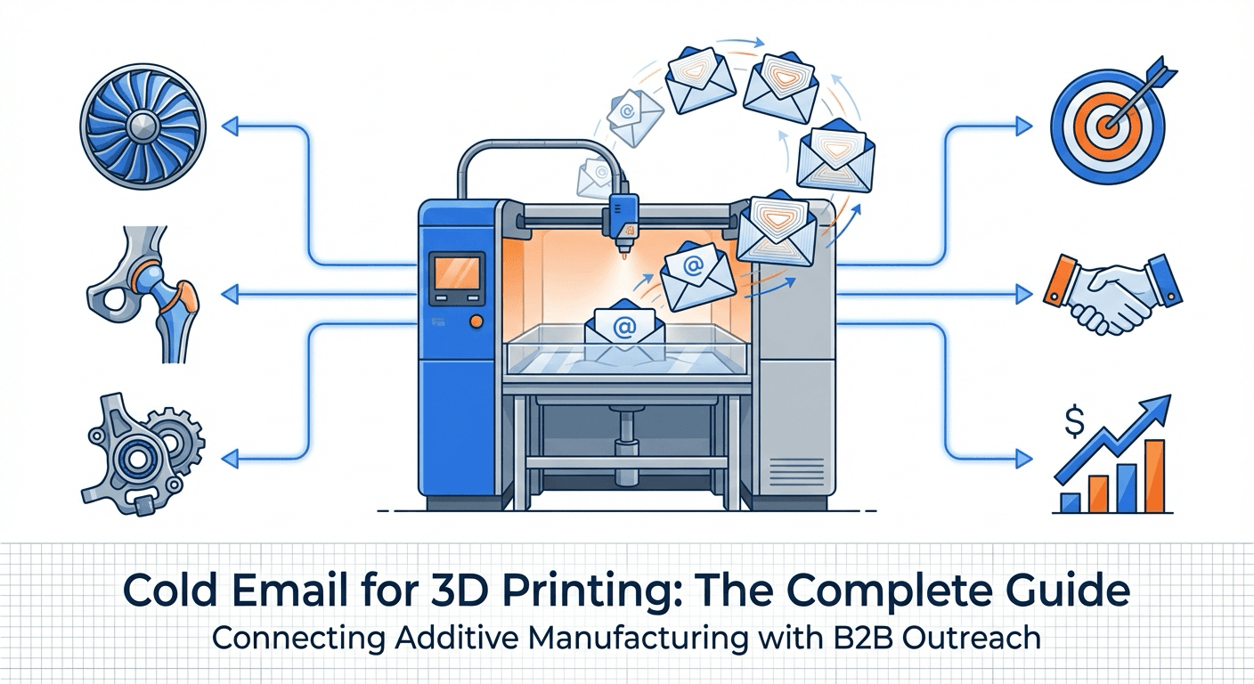 Cold email guide for 3D printing professionals