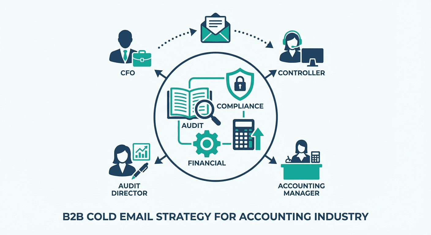 Cold email outreach strategy for Accounting professionals
