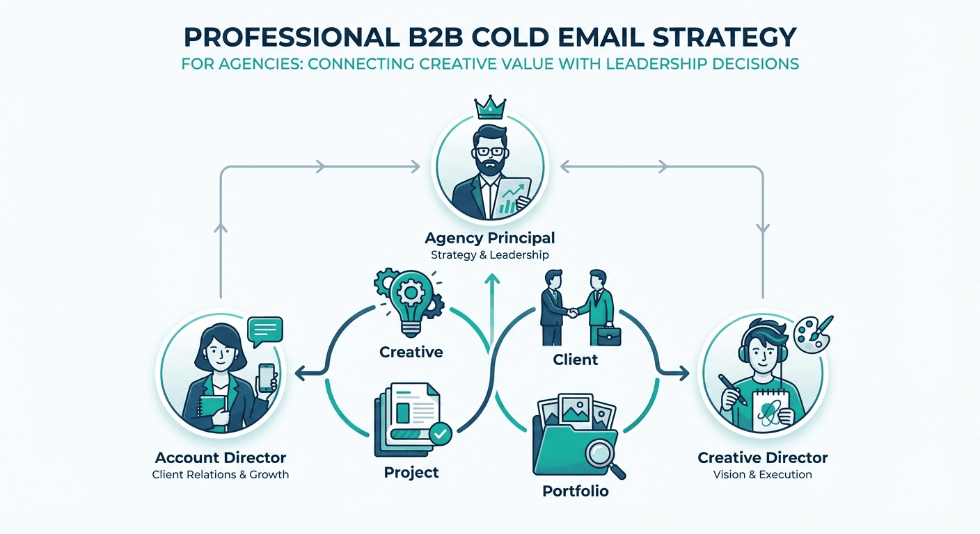 Cold email outreach strategy for Marketing Agencies professionals
