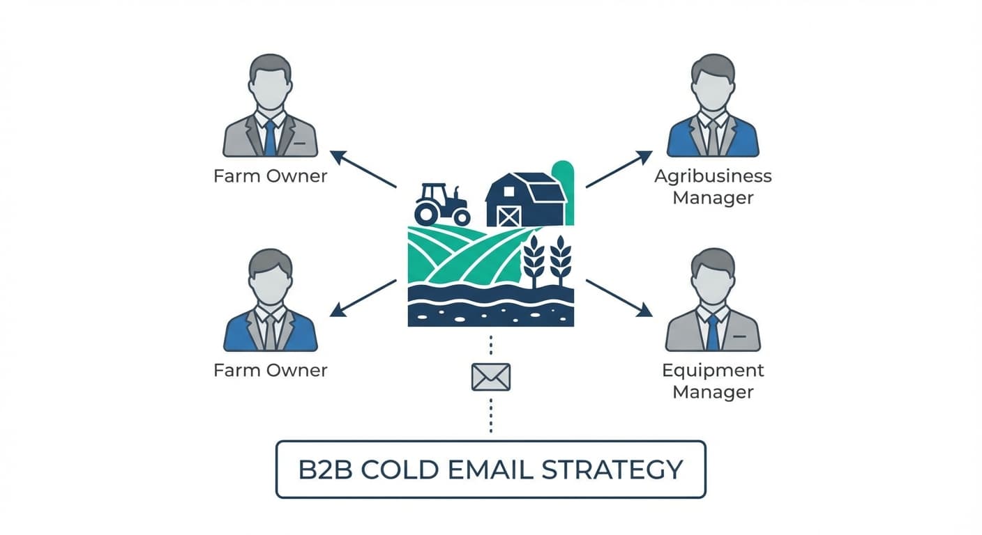 Cold email strategies for agriculture and AgTech industry