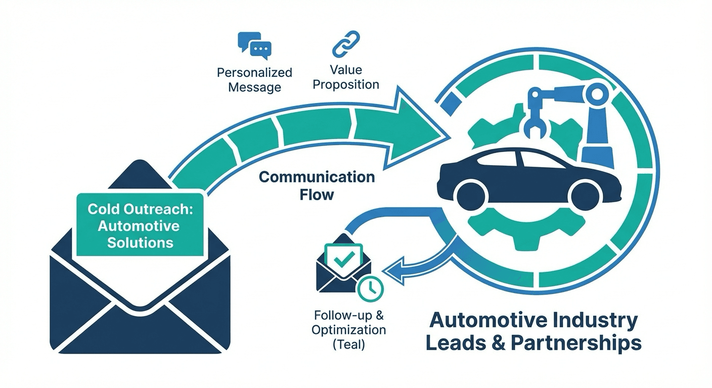 Cold email outreach flow for Automotive