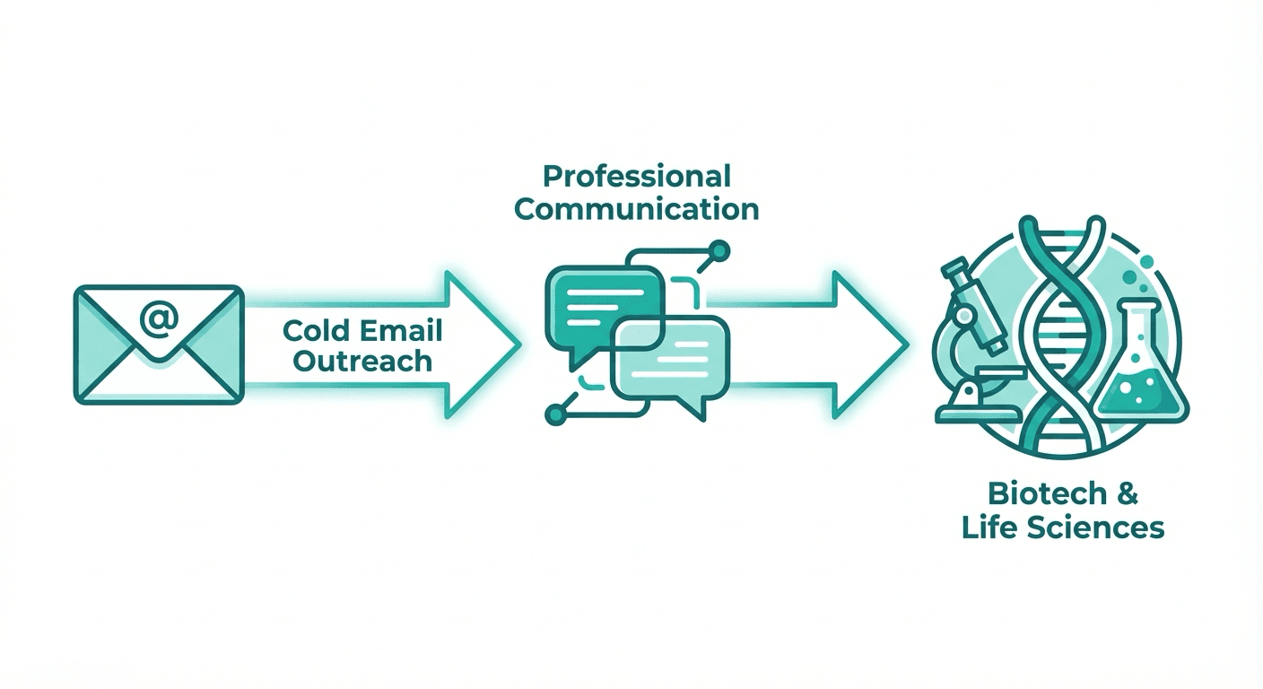 Cold email outreach flow for Biotech & Life Sciences