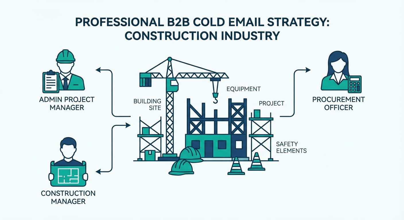 Cold email outreach strategy for Construction professionals