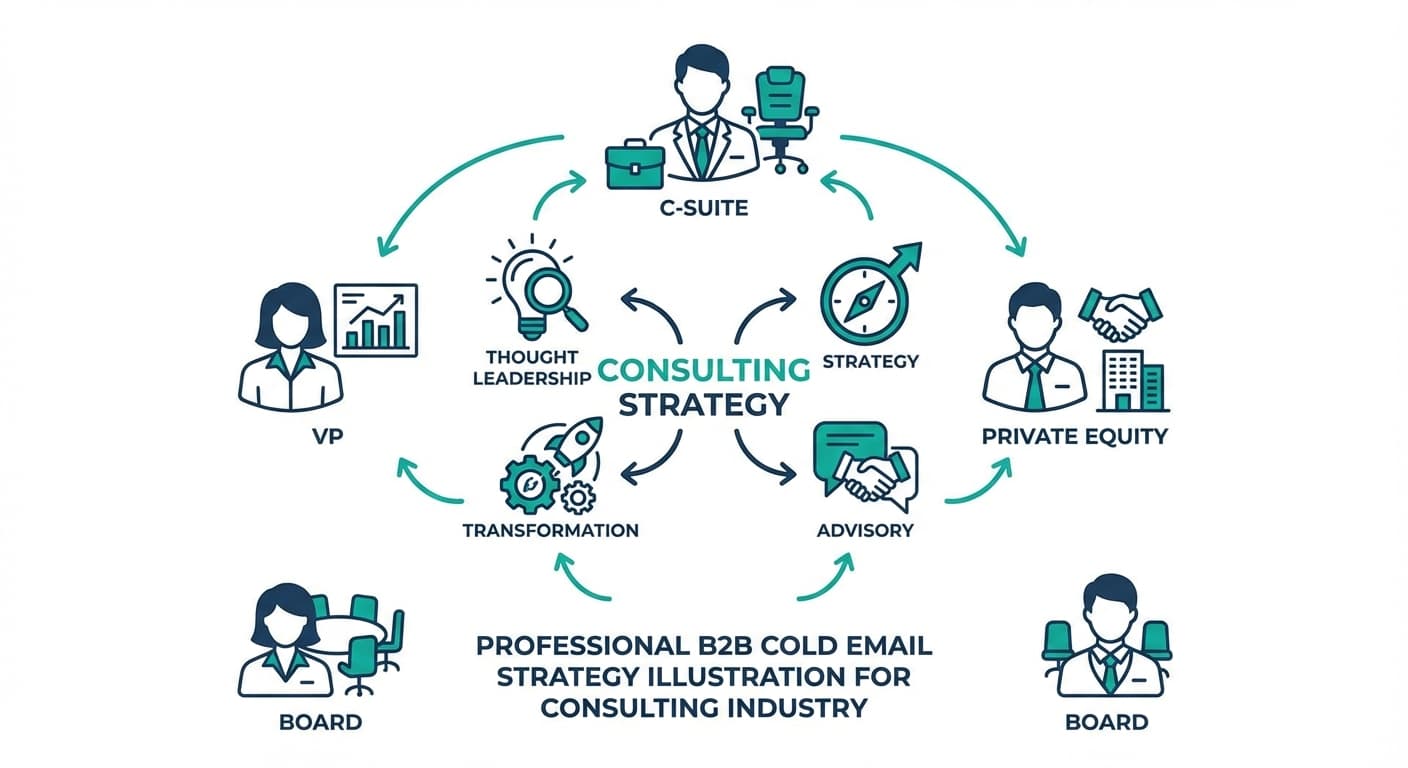 Cold email outreach strategy for Consulting professionals
