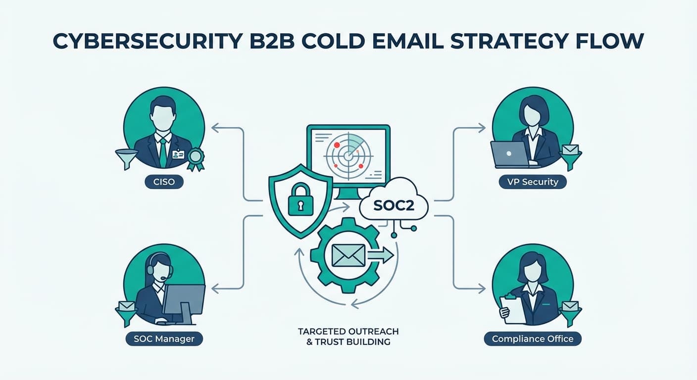 Cold email outreach strategy for Cybersecurity professionals