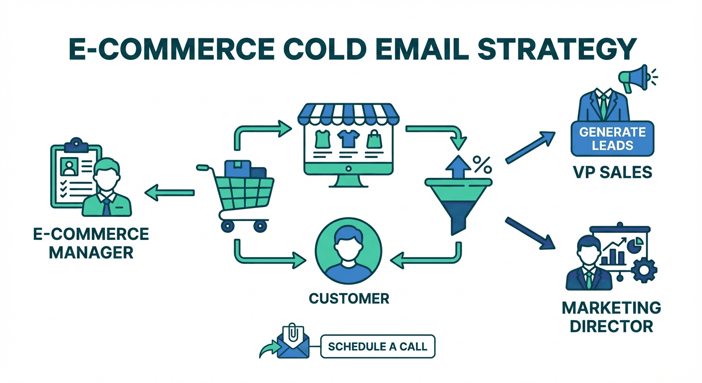 Cold email outreach strategy for E-commerce professionals
