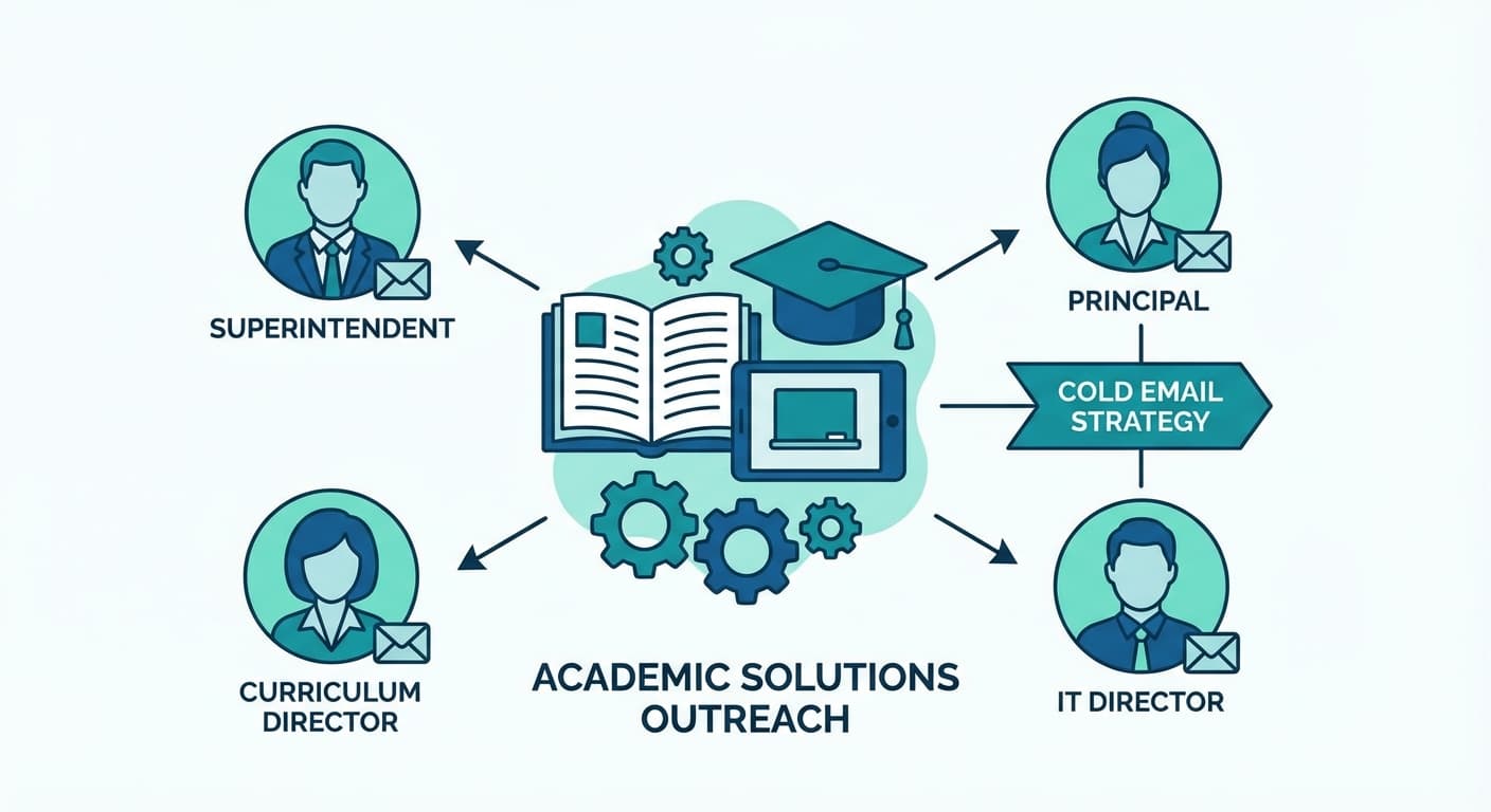 Cold email outreach strategy for Education & EdTech professionals