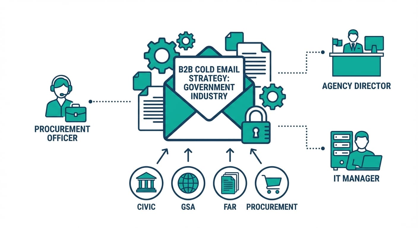 Cold email outreach strategy for Government professionals