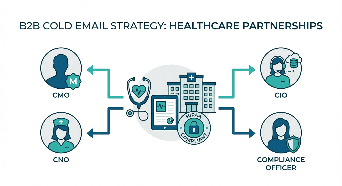 Cold email outreach strategy for Healthcare professionals