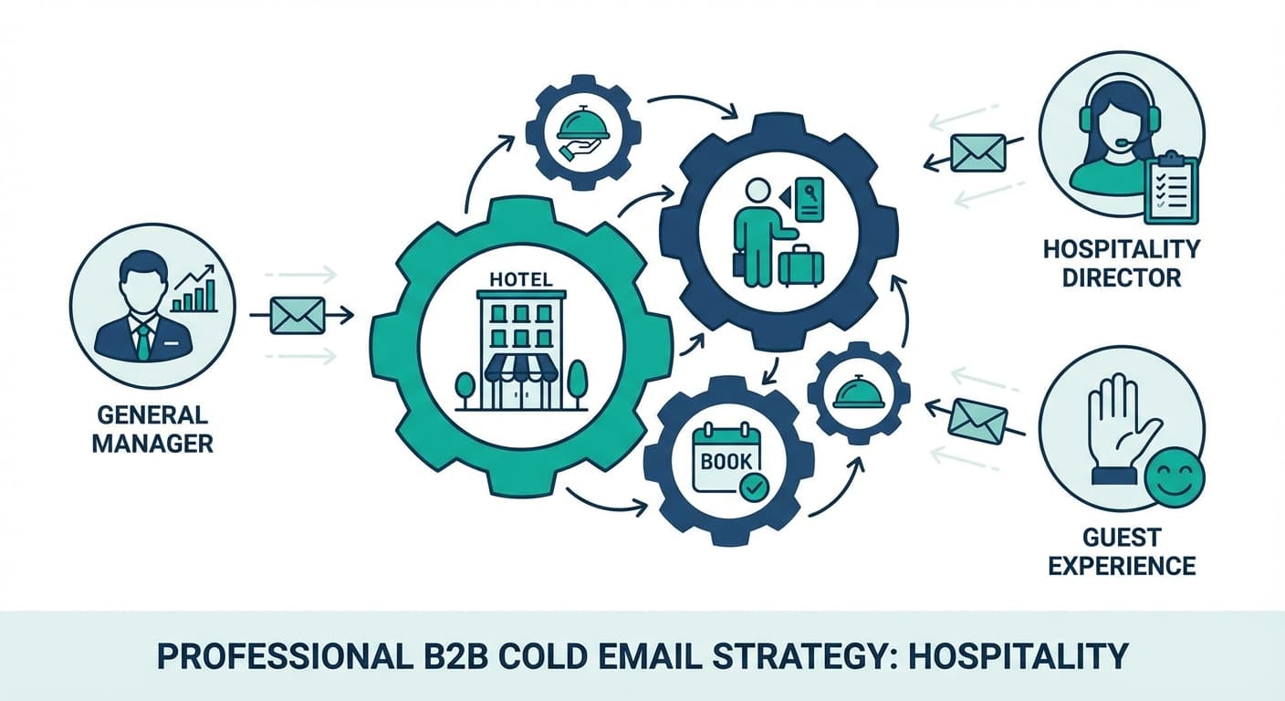 Cold email outreach strategy for Hospitality professionals
