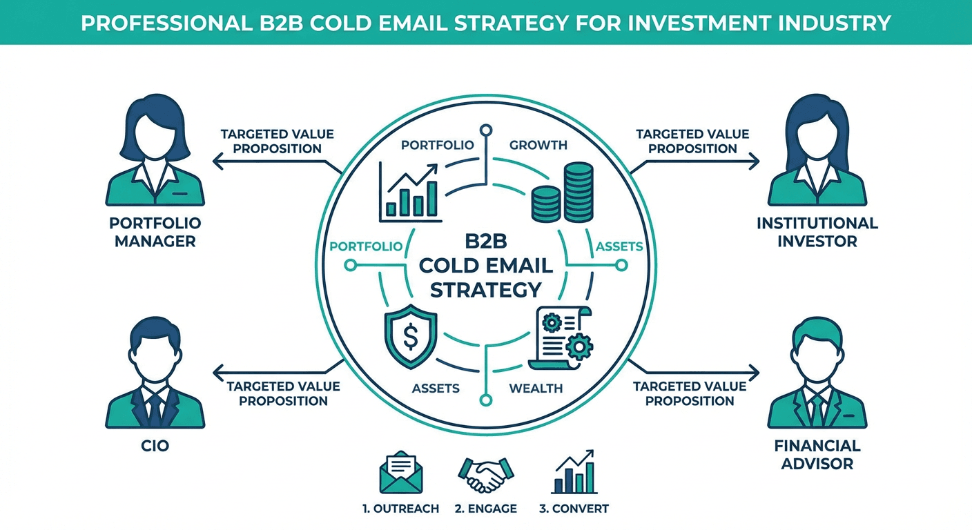 Cold email strategy for investment industry
