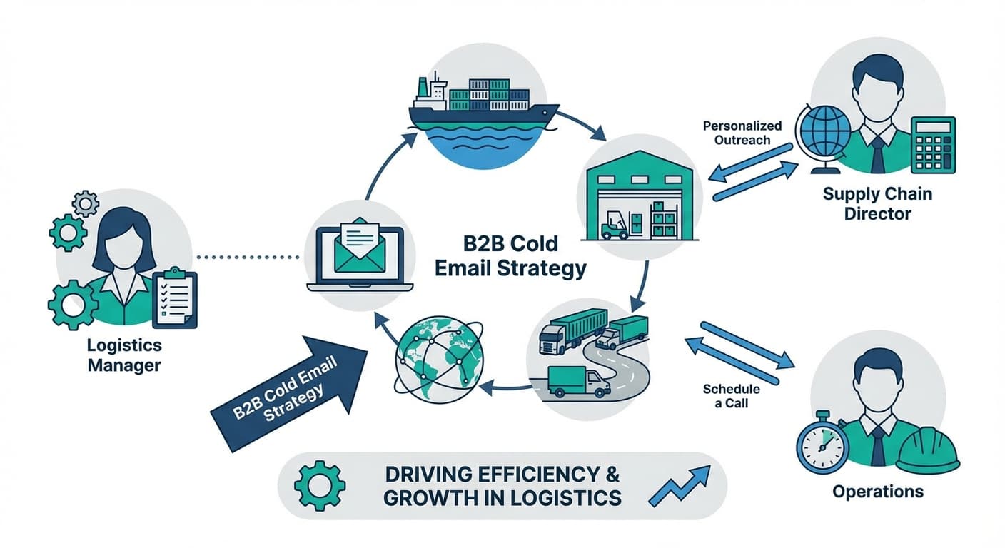Cold email outreach strategy for Logistics & Supply Chain professionals