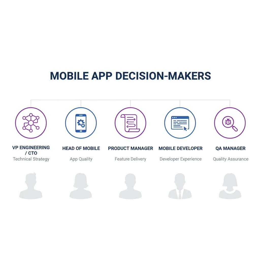 B2B targeting strategy for Mobile Apps showing market segments