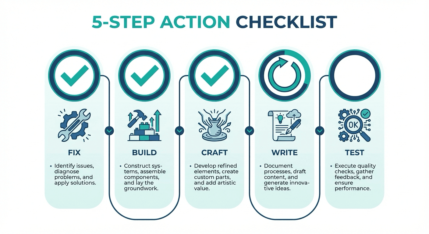 Action plan checklist