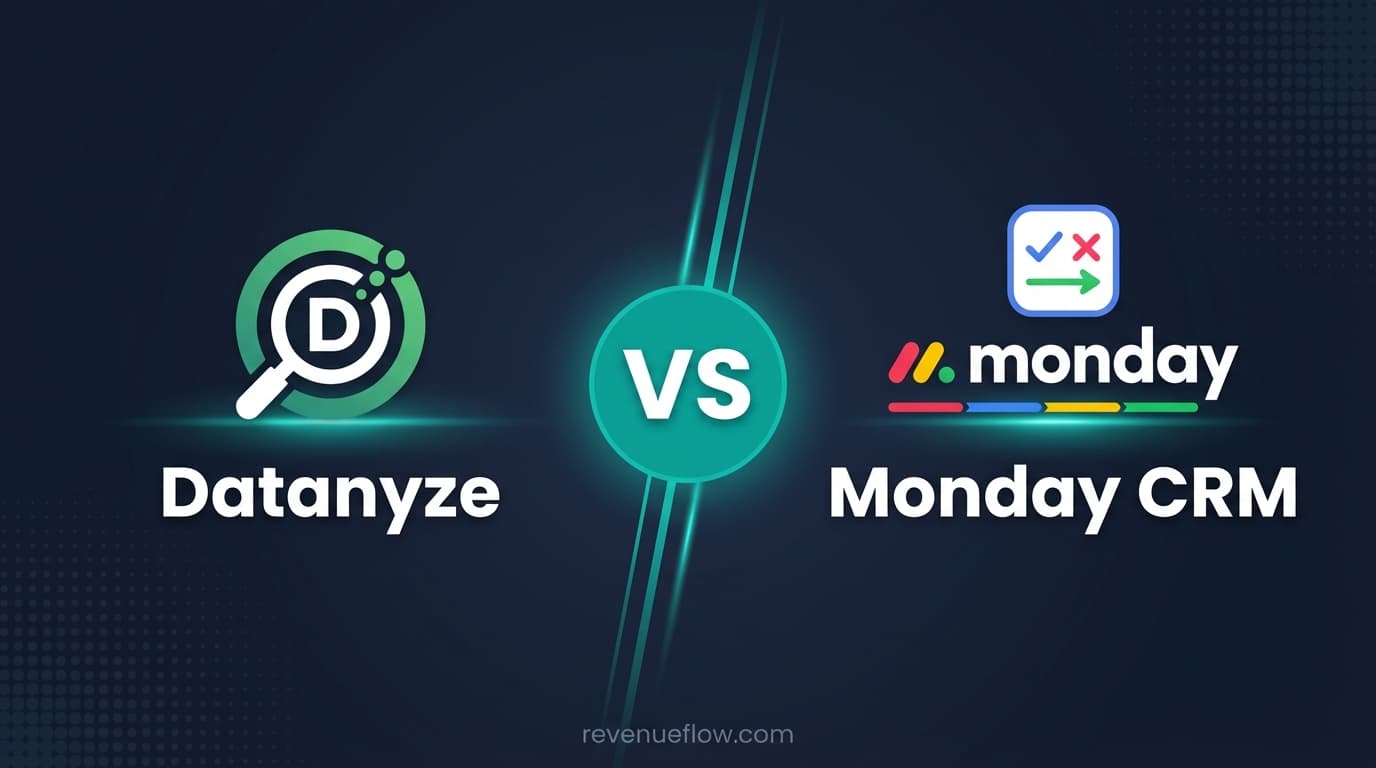 Hero image for Datanyze vs Monday CRM: Cross-Category Comparison