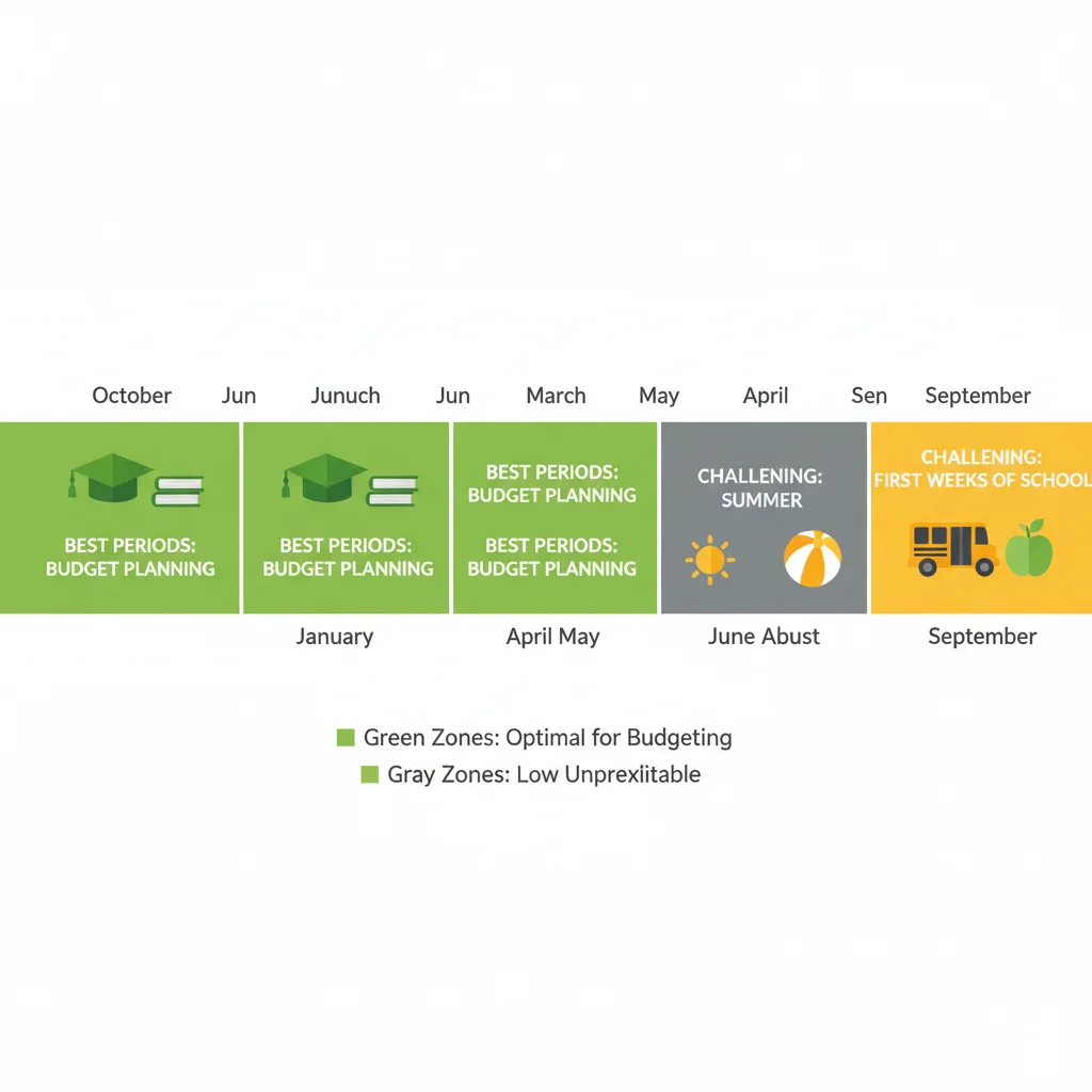 Education seasonal buying patterns calendar