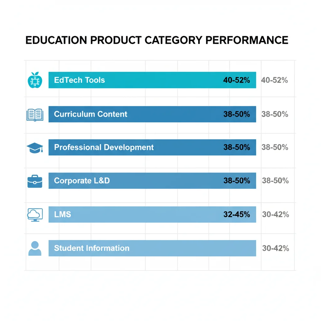 Education product category performance