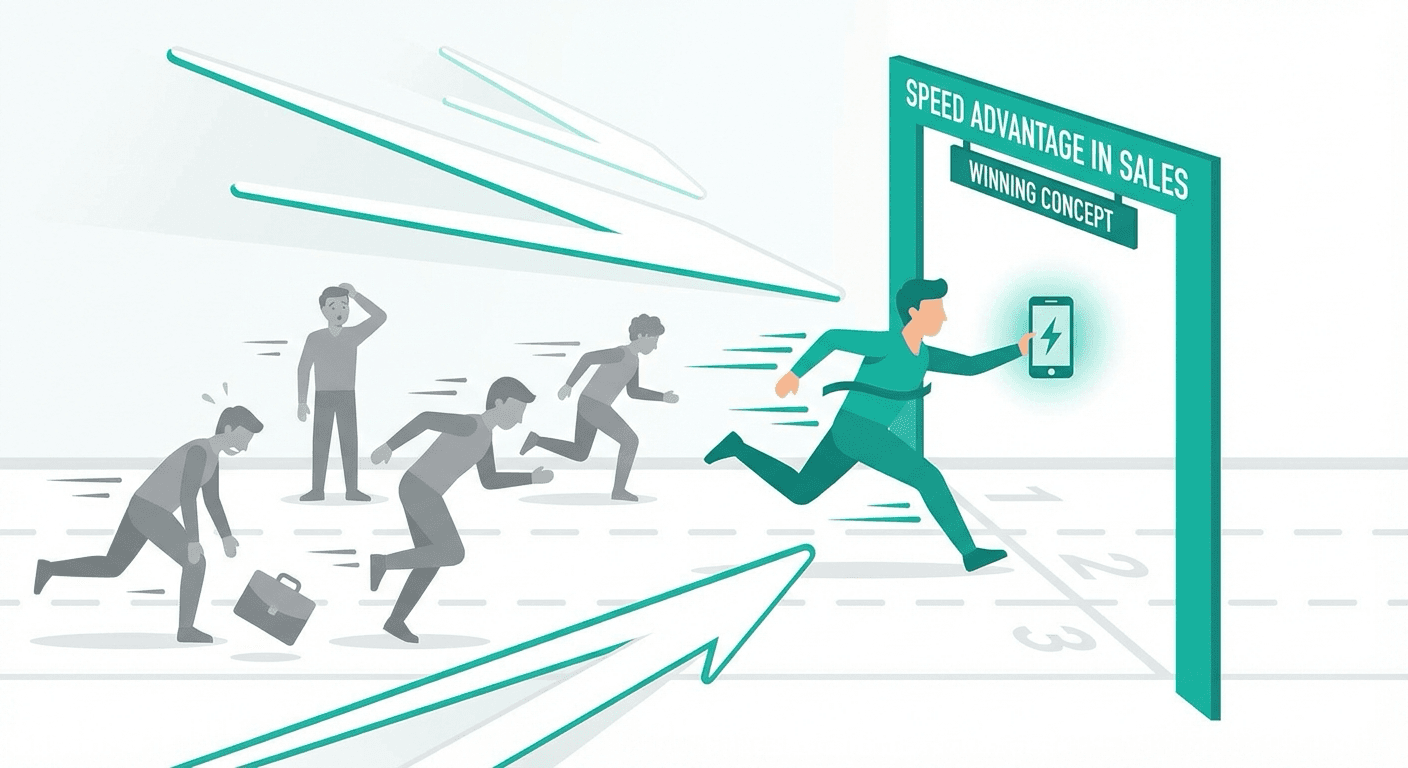 Speed advantage in sales