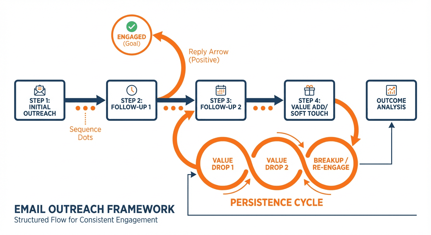 Follow-up email templates for sales - framework