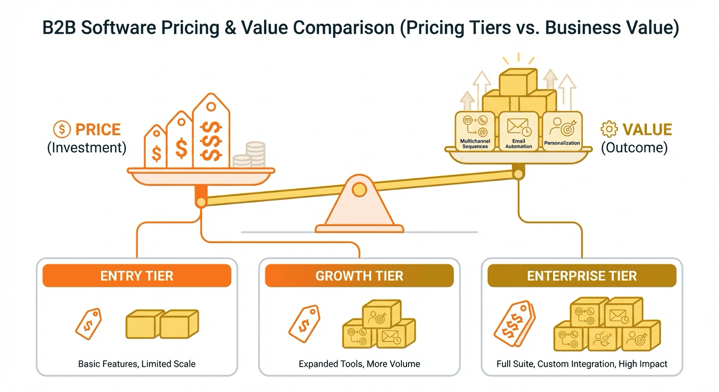 Lemlist vs Reply.io multichannel outreach comparison - pricing