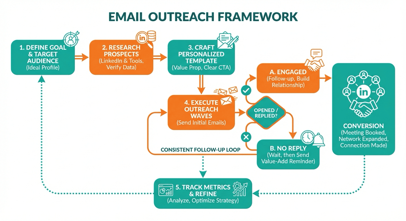LinkedIn outreach message templates - framework