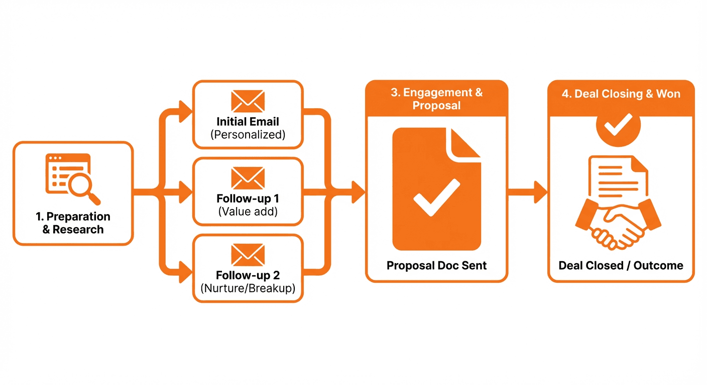 Proposal email templates for closing deals - framework