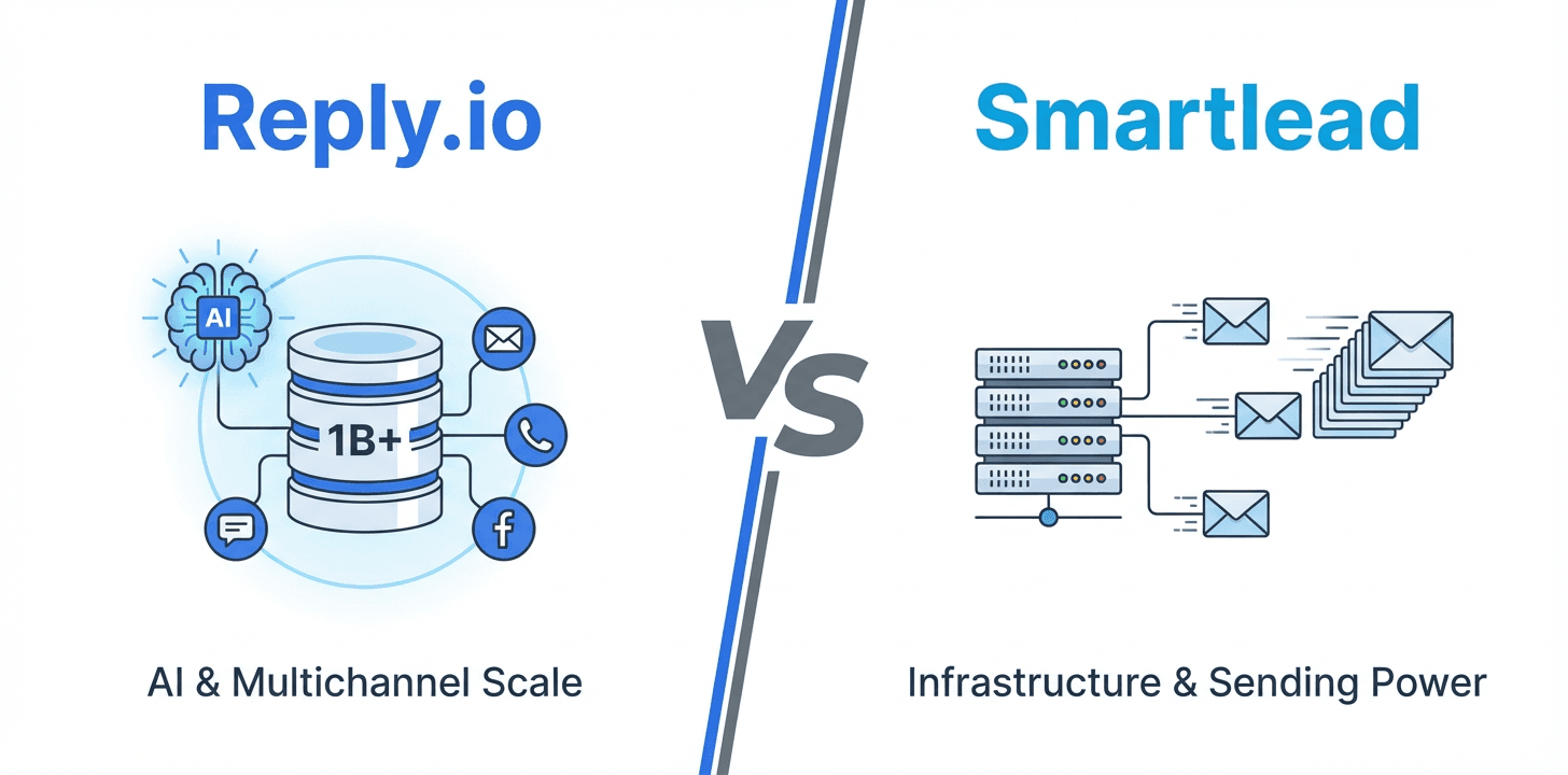 Reply.io vs Smartlead email automation comparison