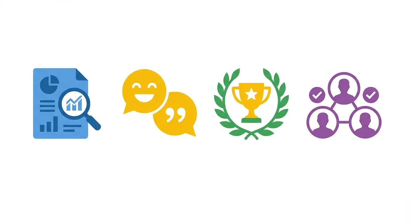 Types of social proof for email outreach