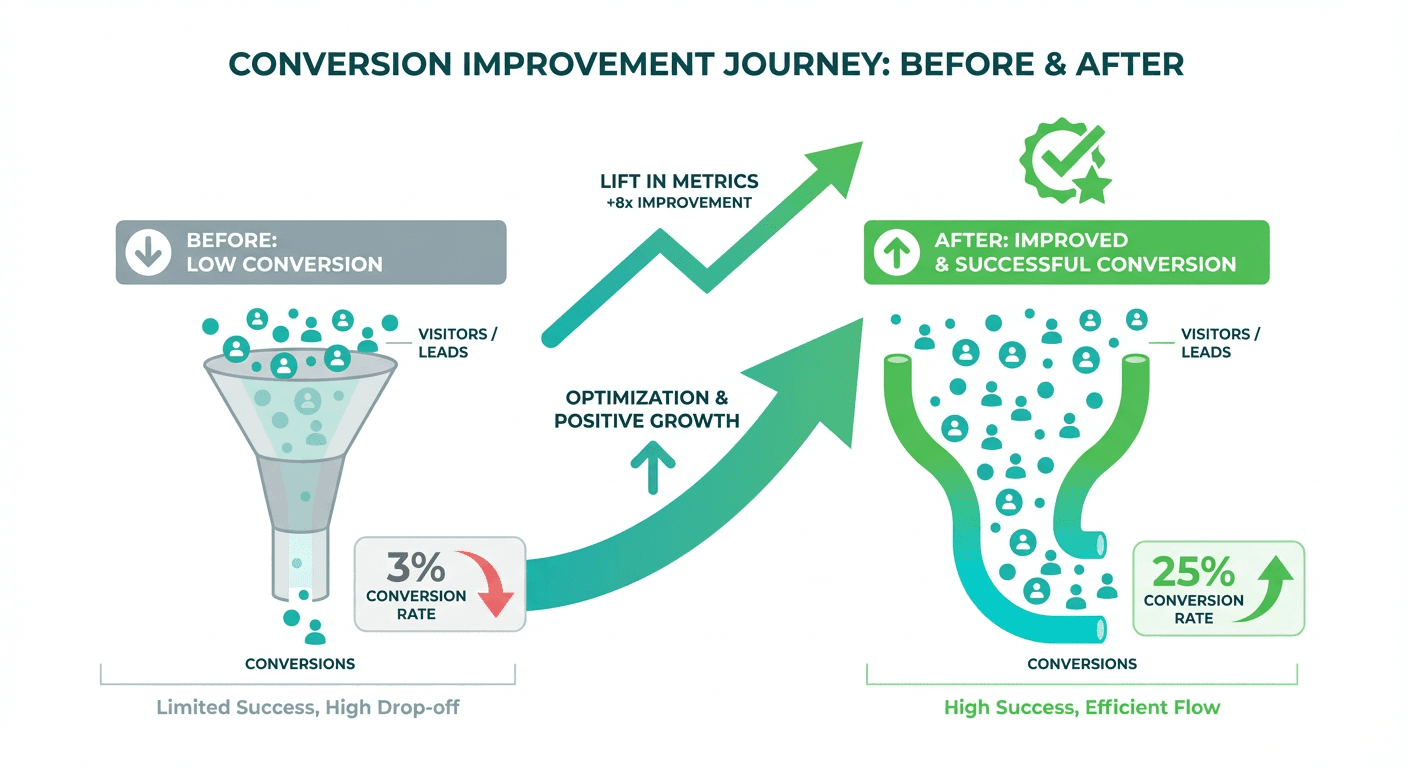 Conversion improvement with try-before-you-buy
