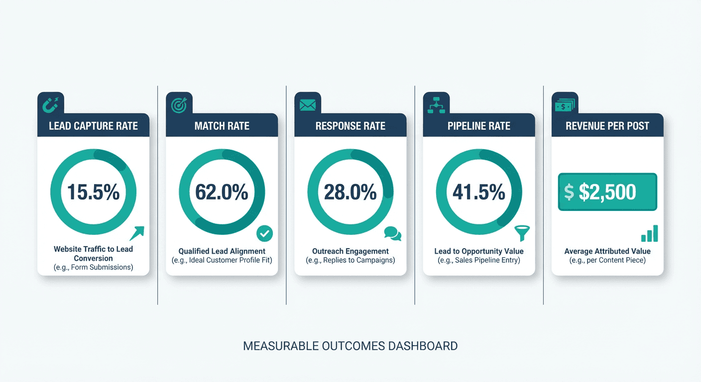 Key metrics dashboard