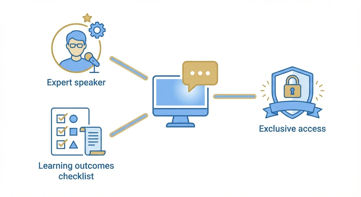 Webinar value proposition