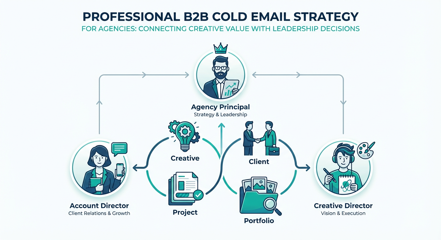 Cold email outreach strategy for Marketing Agencies professionals