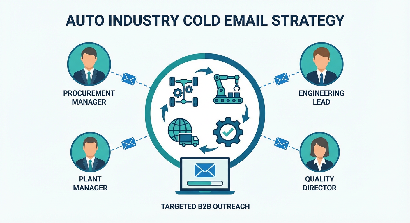 Cold email outreach strategy for Automotive professionals
