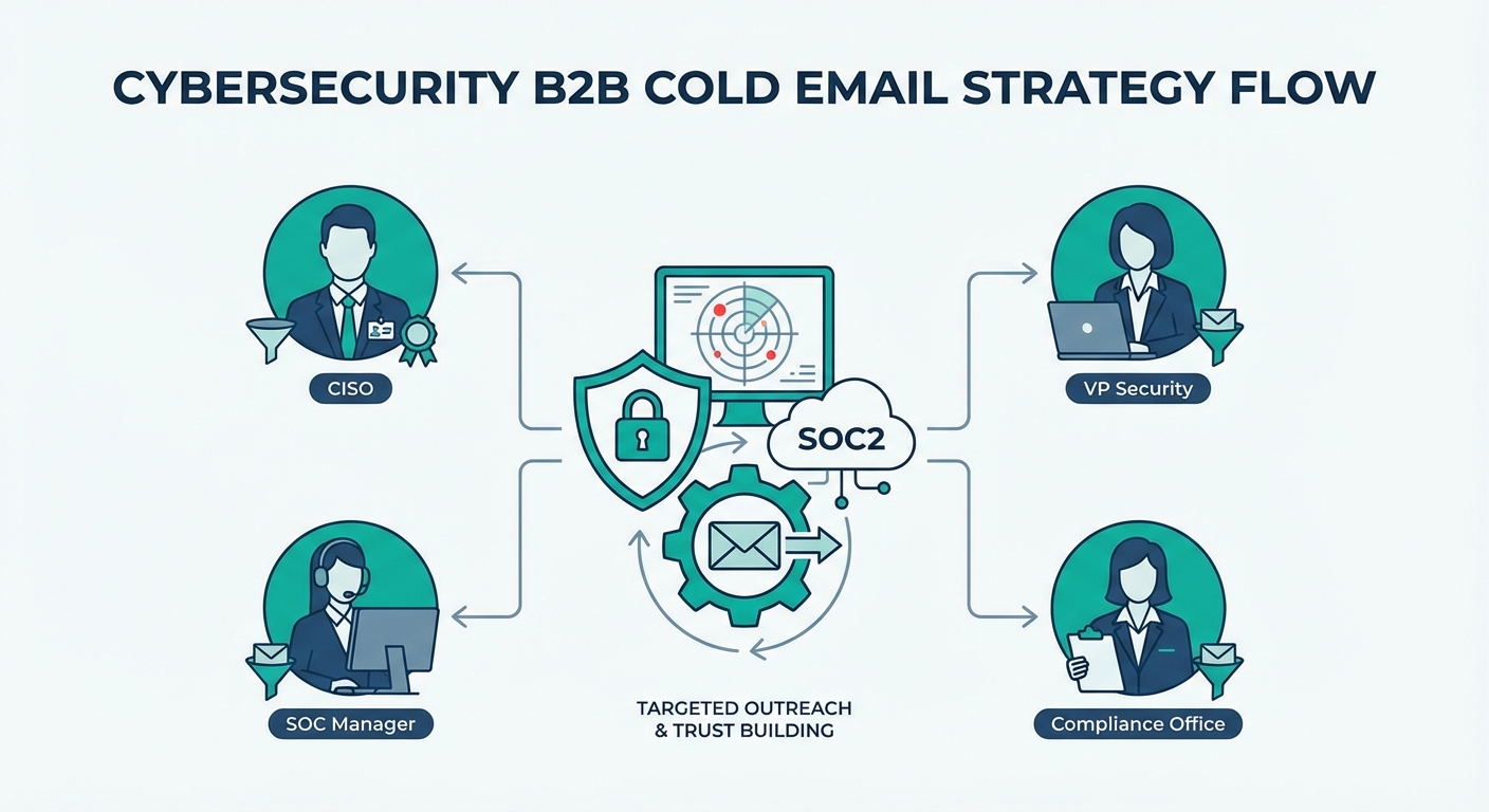 Cold email outreach strategy for Cybersecurity professionals