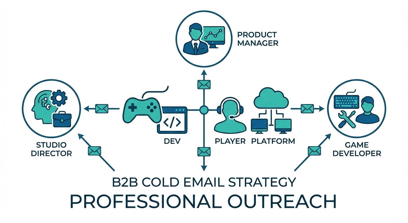 Cold email strategy for gaming industry