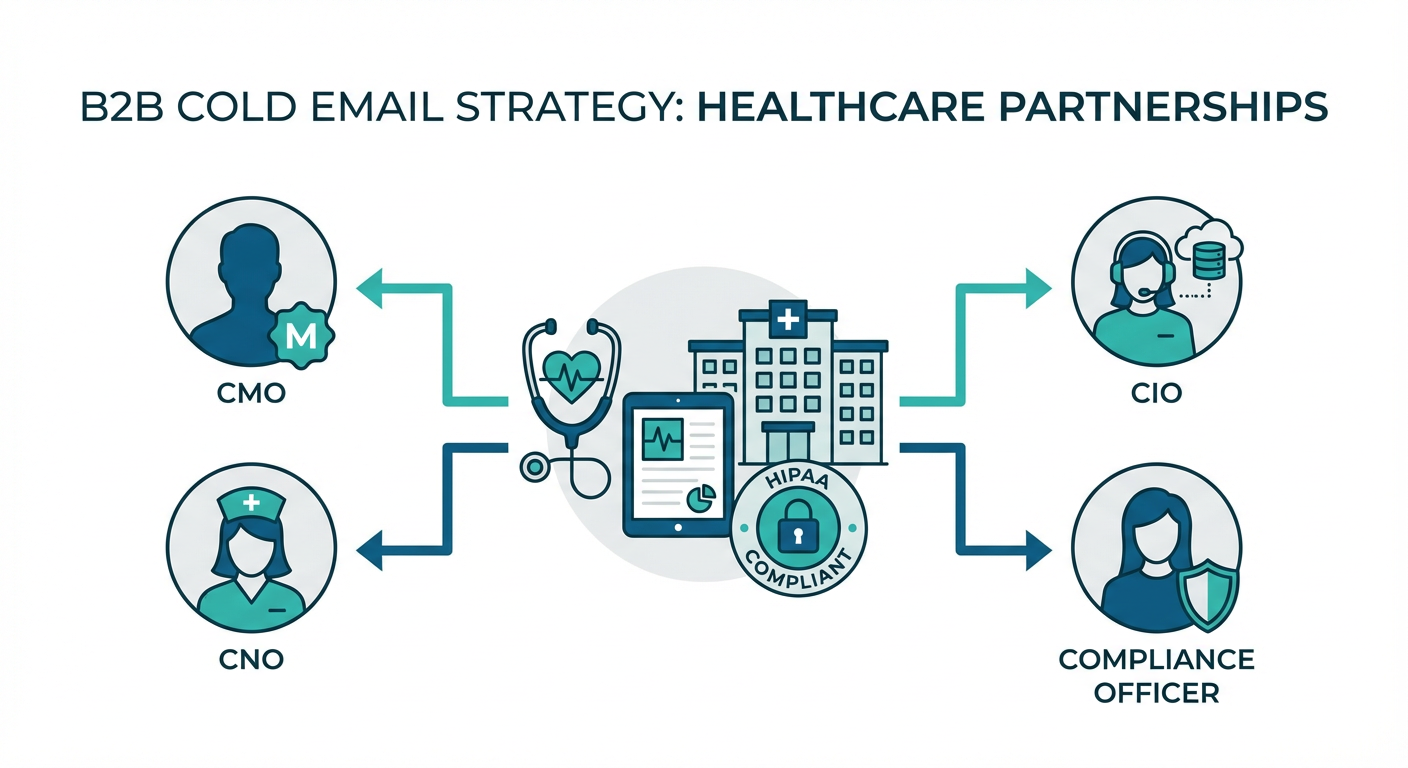 Cold email outreach strategy for Healthcare professionals
