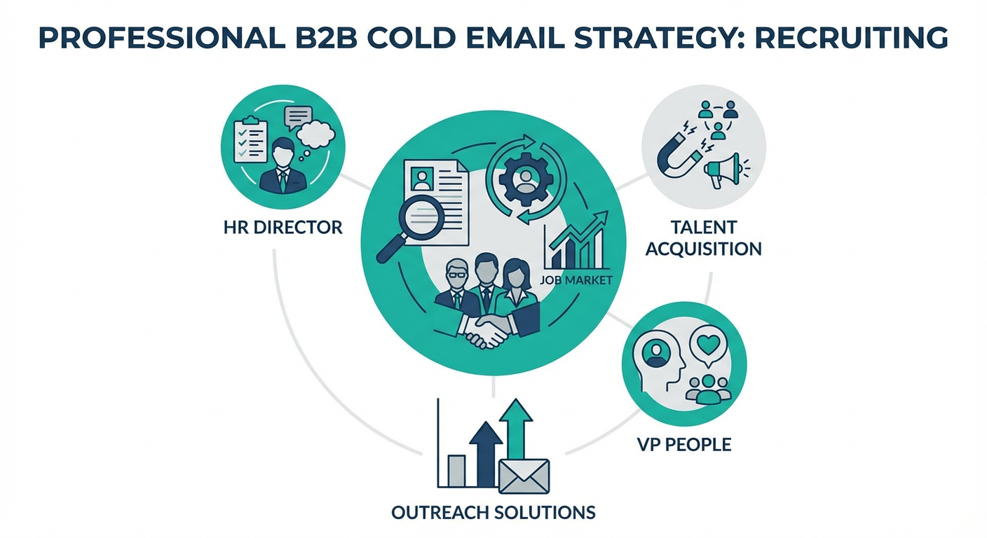 Cold email outreach strategy for Recruiting & Staffing professionals